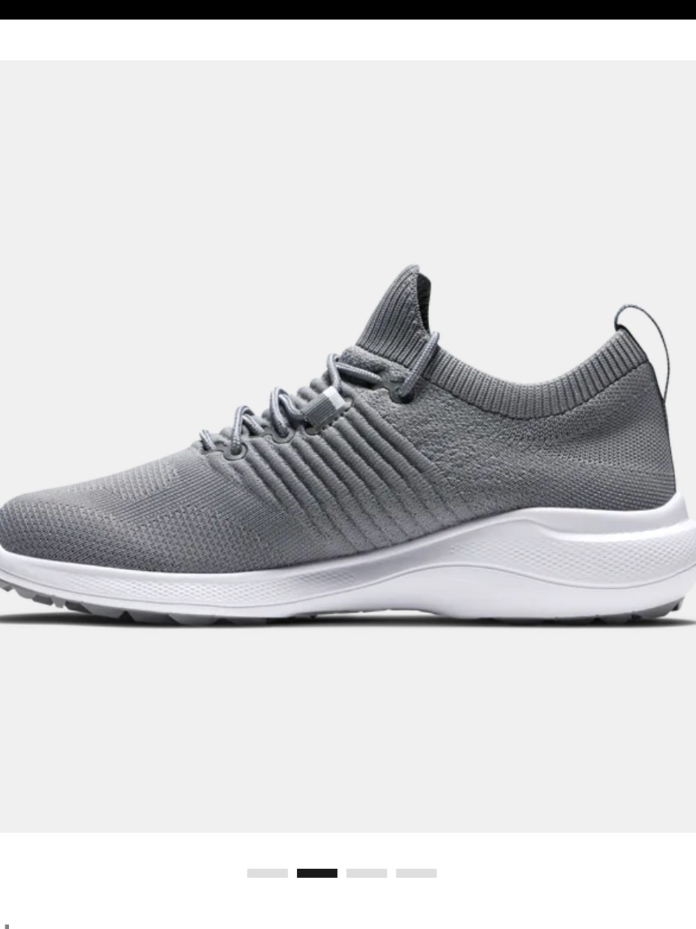 Footjoy Flex XP Gray Knit Slip-On Sneakers - Picture 2 of 15